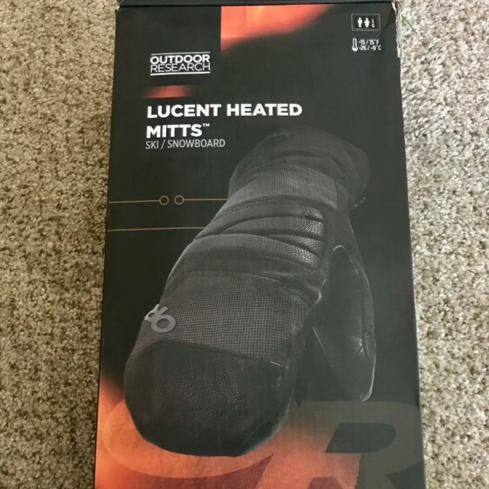 Outdoor Research Lucent Heated Mitts - Large